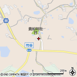 兵庫県淡路市竹谷498周辺の地図