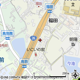大阪府貝塚市福田29周辺の地図
