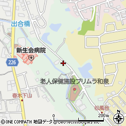 大阪府和泉市松尾寺町266周辺の地図