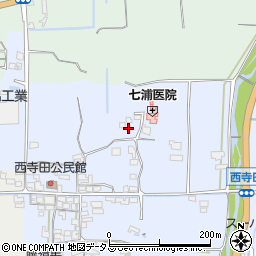 奈良県御所市西寺田144-3周辺の地図