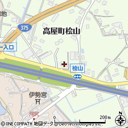 広島県東広島市高屋町桧山1164周辺の地図