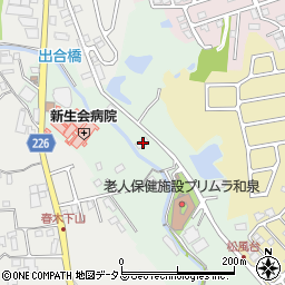 大阪府和泉市松尾寺町267周辺の地図
