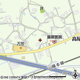 広島県東広島市高屋町桧山204周辺の地図
