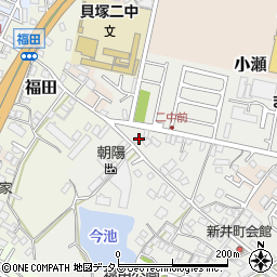 大阪府貝塚市半田1051周辺の地図
