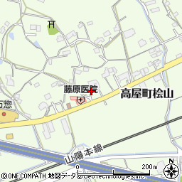 広島県東広島市高屋町桧山483周辺の地図