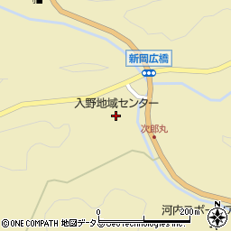 東広島市　入野地域センター周辺の地図