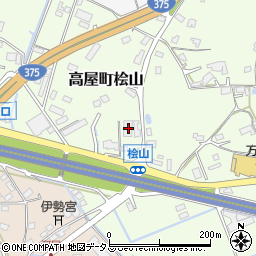 広島県東広島市高屋町桧山1166周辺の地図