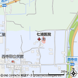 奈良県御所市西寺田145-2周辺の地図