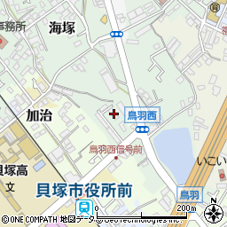 大阪府貝塚市海塚202-1周辺の地図