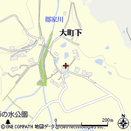 兵庫県淡路市大町下582周辺の地図