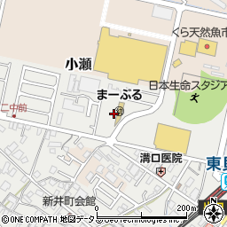 市民庭園周辺の地図