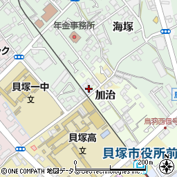 大阪府貝塚市石才610-5周辺の地図