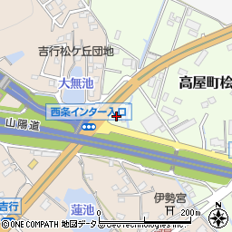 広島県東広島市高屋町桧山1121周辺の地図