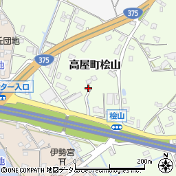 広島県東広島市高屋町桧山1161周辺の地図