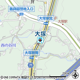 大塚駅周辺の地図