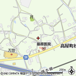 広島県東広島市高屋町桧山495周辺の地図