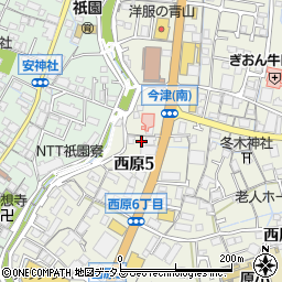 広島ガスライフ株式会社　ガスショップ・祇園店周辺の地図