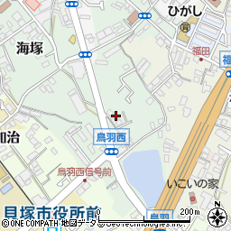 大阪府貝塚市海塚62周辺の地図