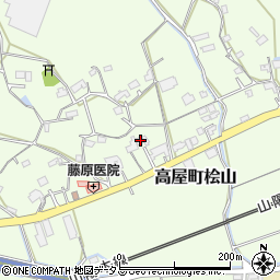 広島県東広島市高屋町桧山457周辺の地図