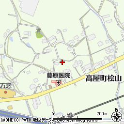 広島県東広島市高屋町桧山488周辺の地図