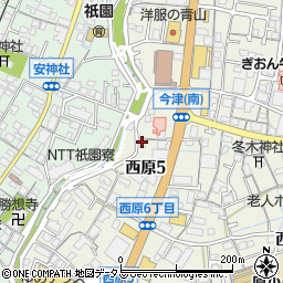 もみじ祇園店周辺の地図