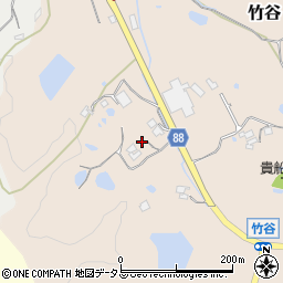 兵庫県淡路市竹谷583周辺の地図