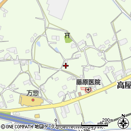 広島県東広島市高屋町桧山496周辺の地図