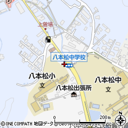 広島県東広島市八本松町原10128-88周辺の地図