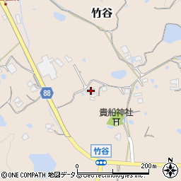 兵庫県淡路市竹谷476-1周辺の地図
