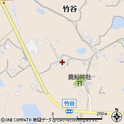 兵庫県淡路市竹谷476周辺の地図