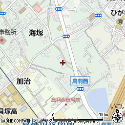 大阪府貝塚市海塚187周辺の地図