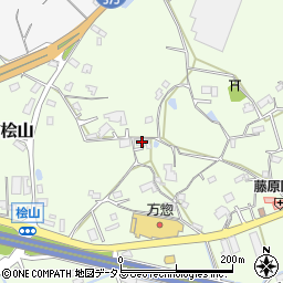 広島県東広島市高屋町桧山166周辺の地図