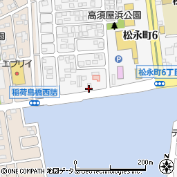 極とんラーメン 松永店周辺の地図
