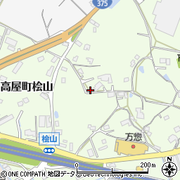 広島県東広島市高屋町桧山118周辺の地図