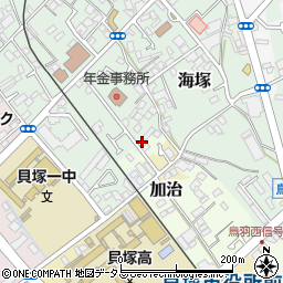 大阪府貝塚市海塚494周辺の地図