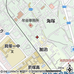 大阪府貝塚市海塚494周辺の地図