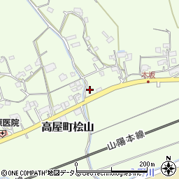 広島県東広島市高屋町桧山802周辺の地図