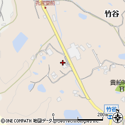 兵庫県淡路市竹谷580周辺の地図