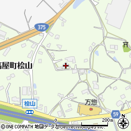 広島県東広島市高屋町桧山120周辺の地図
