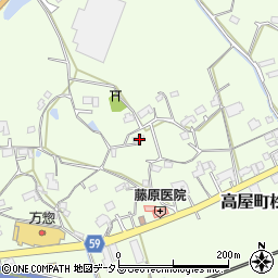 広島県東広島市高屋町桧山501-3周辺の地図