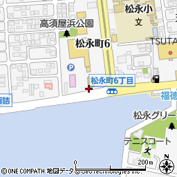 焼肉ぐりぐり家 松永店周辺の地図