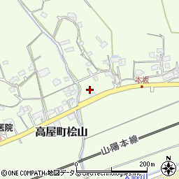 広島県東広島市高屋町桧山803周辺の地図