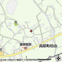 広島県東広島市高屋町桧山516周辺の地図