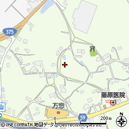 広島県東広島市高屋町桧山170周辺の地図