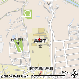 広島県東広島市高屋町中島760周辺の地図