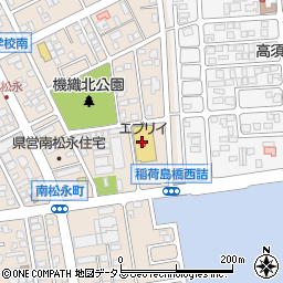 エブリイ　松永店周辺の地図