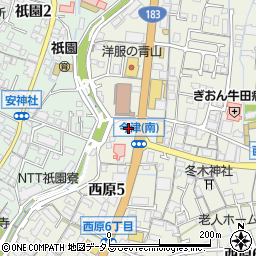 シャンテ中垣周辺の地図