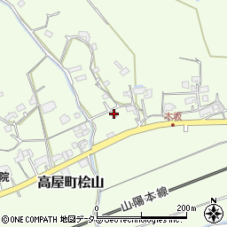 広島県東広島市高屋町桧山783周辺の地図