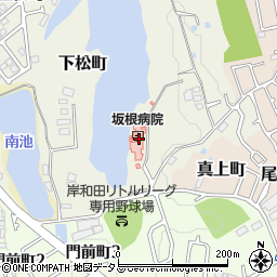大阪府岸和田市下松町1344周辺の地図