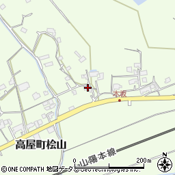 広島県東広島市高屋町桧山751周辺の地図